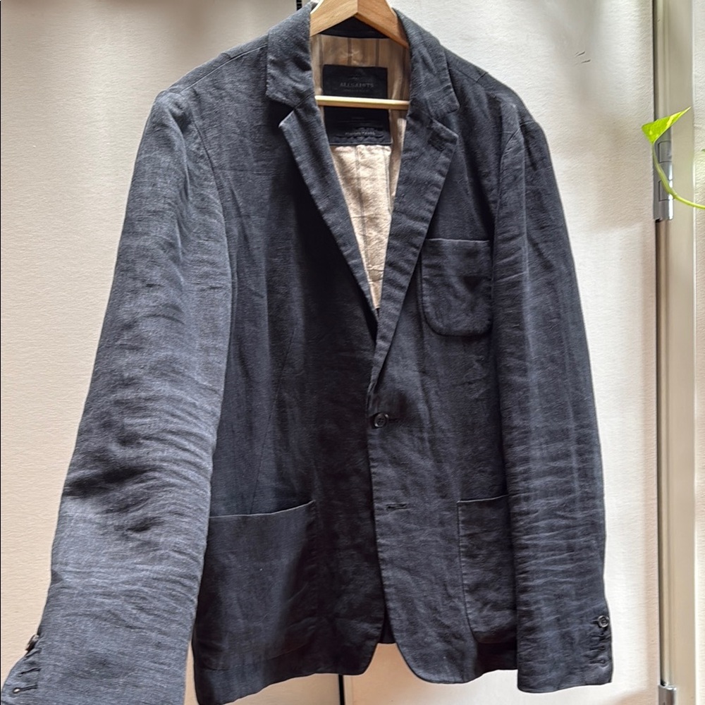All Saints 100% Linen Jacket